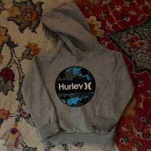 Hurley Gray and Blue Kids Hoodie